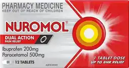 Soul Pattinson Chemist Nuromol Dual Action 12 Tablets offer