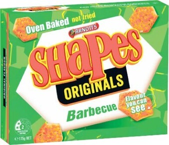 Coles Arnott&#039;s Shapes Crackers 160g-190g offer