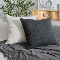 Pillow Talk Ava Square Boucle Cushion by M.U.S.E offer
