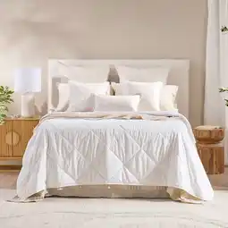 Pillow Talk Cool 200gsm Washable Australian Wool Cotton Quilt by Woolstar offer