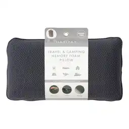 Pillow Talk Travel & Camping Memory Foam Pillow by Habitat offer