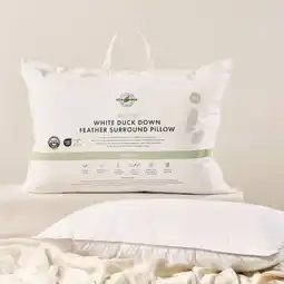 Pillow Talk 30/70 Duck Down Feather Surround Medium Pillow by Greenfirst offer