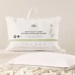 Pillow Talk 30/70 Duck Down Feather Surround Firm Pillow by Greenfirst offer