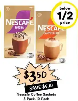 Drakes Nescafe Coffee Sachets offer