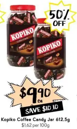 Drakes Kopiko Coffee Candy Jar offer