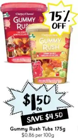 Drakes Gummy Rush Tubs offer