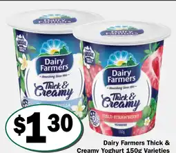 Friendly Grocer Dairy Farmers Thick & Creamy Yoghurt offer