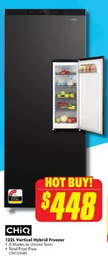 The Good Guys Vertical Hybrid Freezer offer
