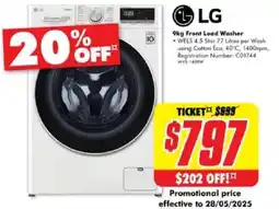 The Good Guys Front Load Washer offer