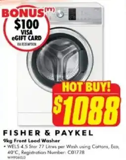 The Good Guys Front Load Washer offer