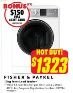 The Good Guys Front Load Washer offer