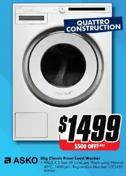The Good Guys Classic Front Load Washer offer