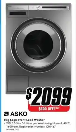 The Good Guys Logic Front Load Washer offer