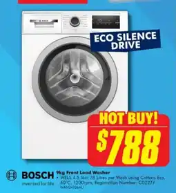 The Good Guys Front Load Washer offer