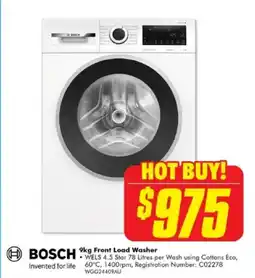 The Good Guys Front Load Washer offer