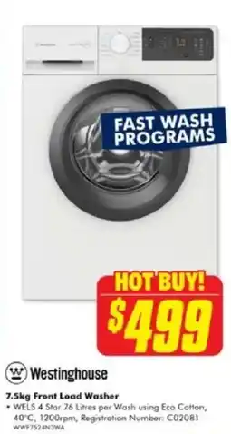 The Good Guys Front Load Washer offer