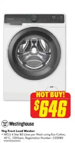 The Good Guys Front Load Washer offer