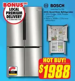 The Good Guys Quad Door Refrigerator offer