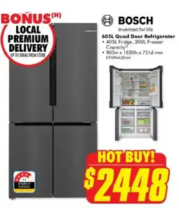 The Good Guys Quad Door Refrigerator offer
