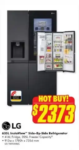 The Good Guys Side-By-Side Refrigerator offer