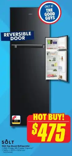 The Good Guys Top Mount Refrigerator offer