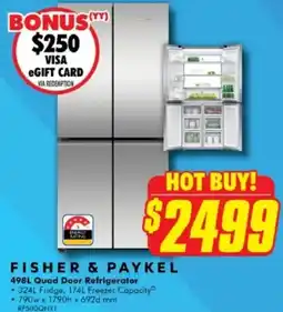 The Good Guys Quad Door Refrigerator offer