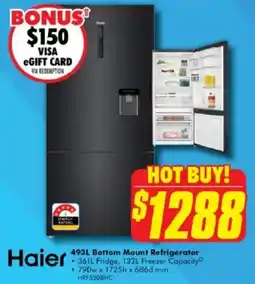 The Good Guys Bottom Mount Refrigerator offer