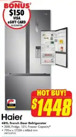 The Good Guys French Door Refrigerator offer