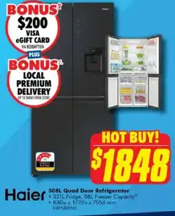 The Good Guys Quad Door Refrigerator offer