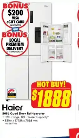 The Good Guys Quad Door Refrigerator offer