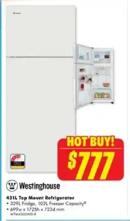 The Good Guys Top Mount Refrigerator offer