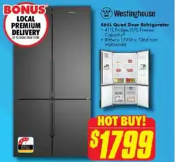 The Good Guys Quad Door Refrigerator offer
