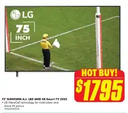The Good Guys NANO80A A.I. LED UHD 4K Smart TV 2025 offer