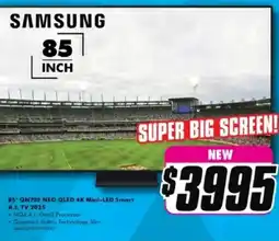 The Good Guys QN70F NEO QLED 4K Mini-LED Smart offer