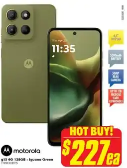 The Good Guys g15 4G 128GB - Iguana Green offer