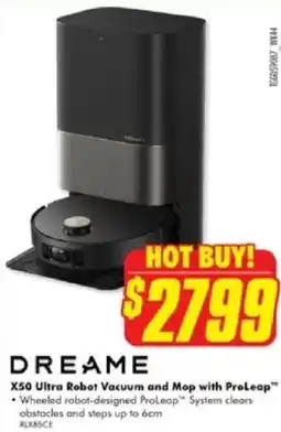 The Good Guys X50 Ultra Robot Vacuum and Mop with ProLeap offer