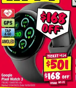 JB Hi-Fi Google Pixel Watch 3 offer