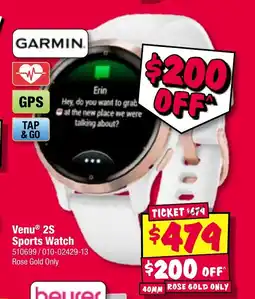 JB Hi-Fi Venu 2S Sports Watch offer