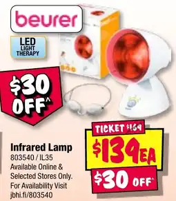 JB Hi-Fi Infrared Lamp offer