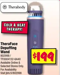 JB Hi-Fi TheraFace Depuffing Wand offer