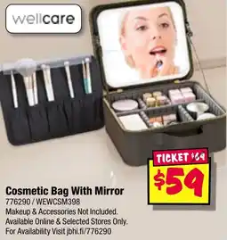 JB Hi-Fi Cosmetic Bag With Mirror offer