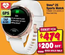 JB Hi-Fi Venu 2s sports watch offer