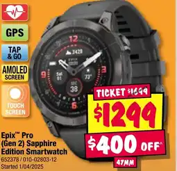 JB Hi-Fi Epix Pro Sapphire Edition Smartwatch offer
