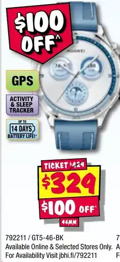JB Hi-Fi Gt5-46-bk offer