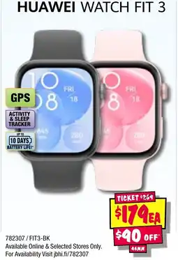 JB Hi-Fi 782307/FIT3-BK offer