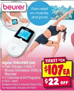 JB Hi-Fi Digital TENS/EMS Unit offer