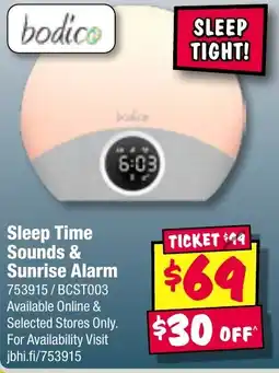 JB Hi-Fi Sleep Time Sounds & Sunrise Alarm offer