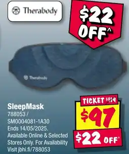 JB Hi-Fi SleepMask offer
