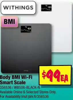 JB Hi-Fi Body BMI Wi-Fi Smart Scale offer