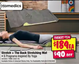 JB Hi-Fi Stretch + The Back Stretching Mat offer